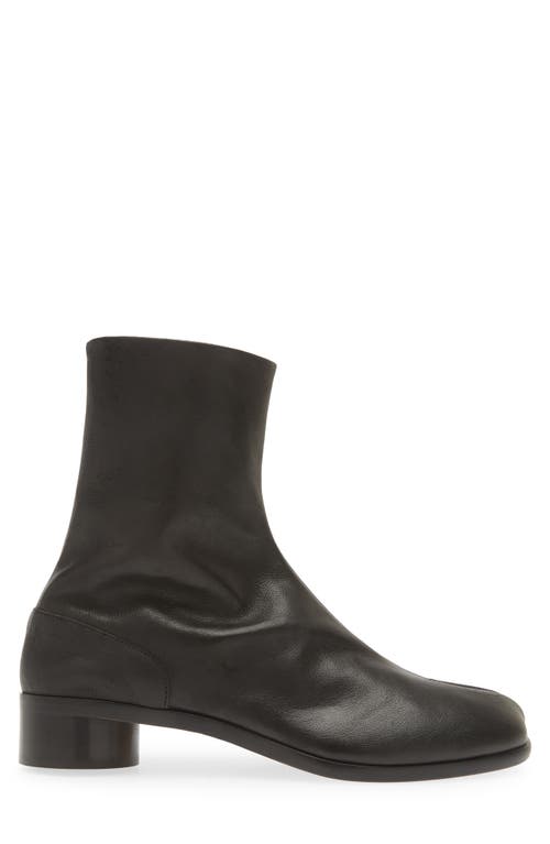 Maison Margiela Tabi Low-top Cotton-canvas Sneakers In Black