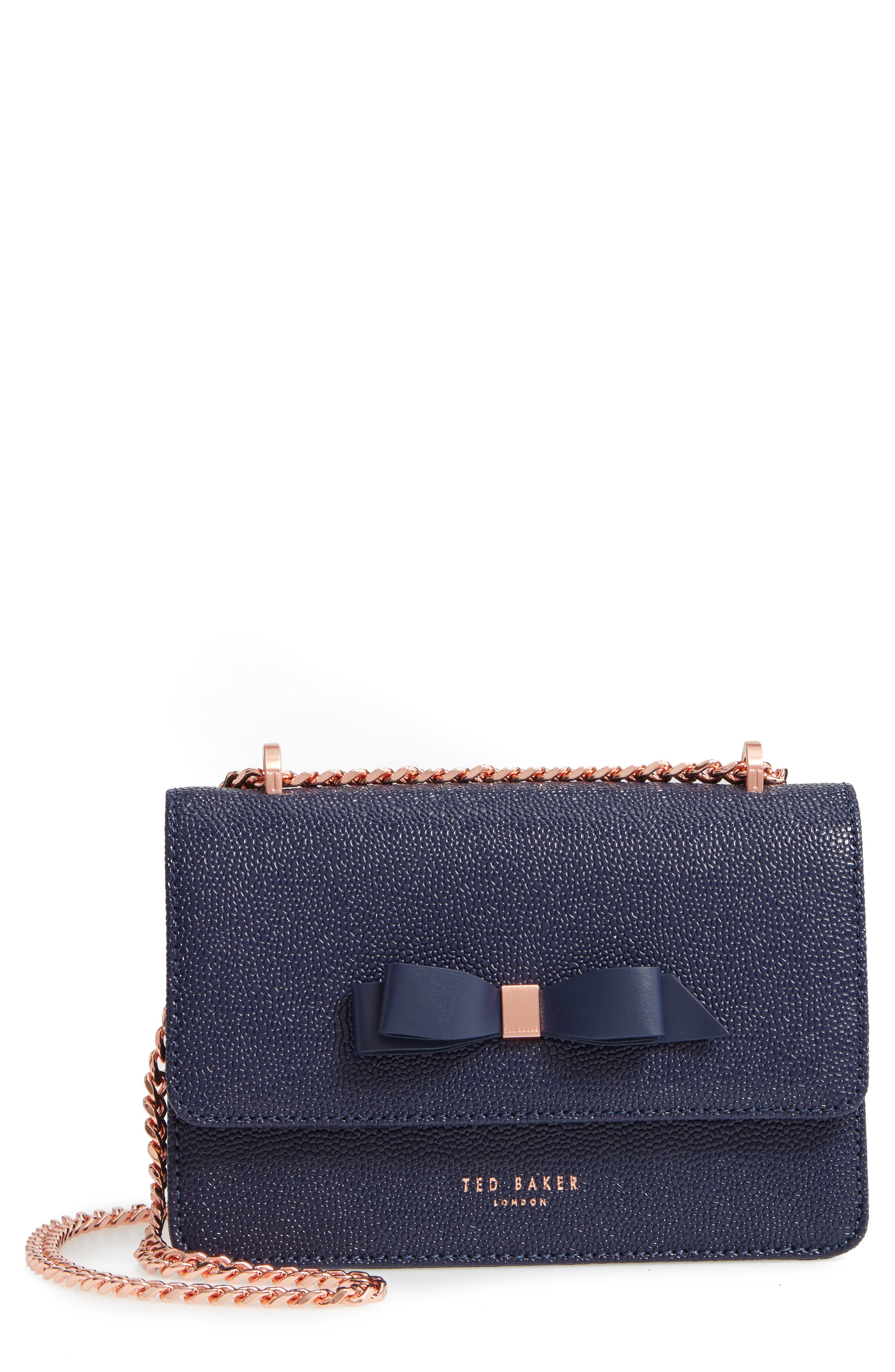 navy blue ted baker bag