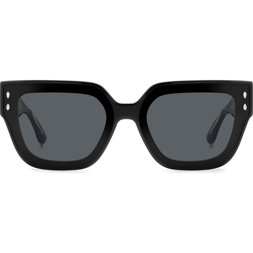 Isabel Marant 65mm Oversize Square Sunglasses In Black