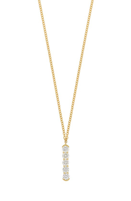 Shop Bony Levy Florentine Diamond Pendant Necklace In 18k Yellow Gold