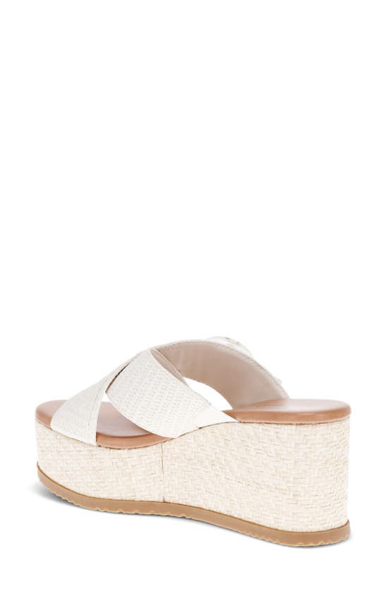 Shop Baretraps Sydney Wedge Sandal In Cream