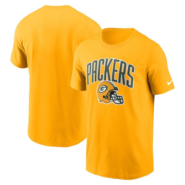 Nike Gold Green Bay Packers Team Athletic T-Shirt