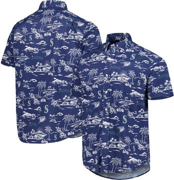 Reyn Spooner Men's Reyn Spooner Navy Seattle Mariners Kekai Performance  Button-Up Shirt