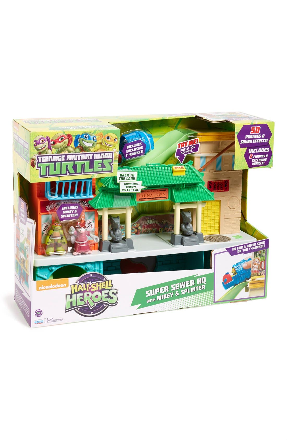 ninja turtle chinatown playset