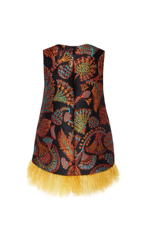 La Doublej La Scala Top In Jacquard Sicomore Black