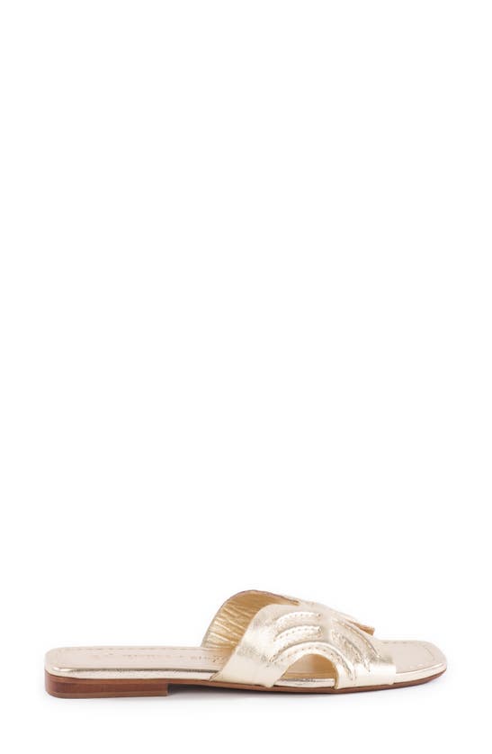 Shop Seychelles Madhu Slide Sandal In Light Gold