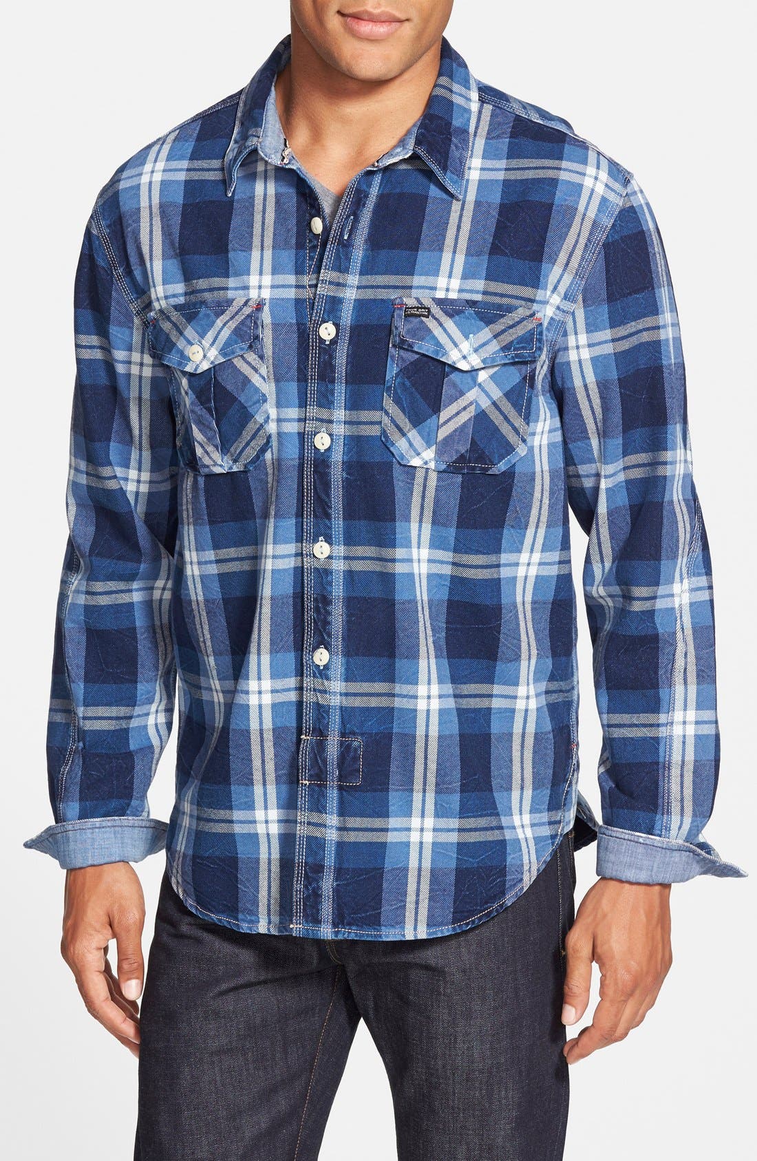 True Grit Regular Fit Long Sleeve Plaid Shirt Nordstrom