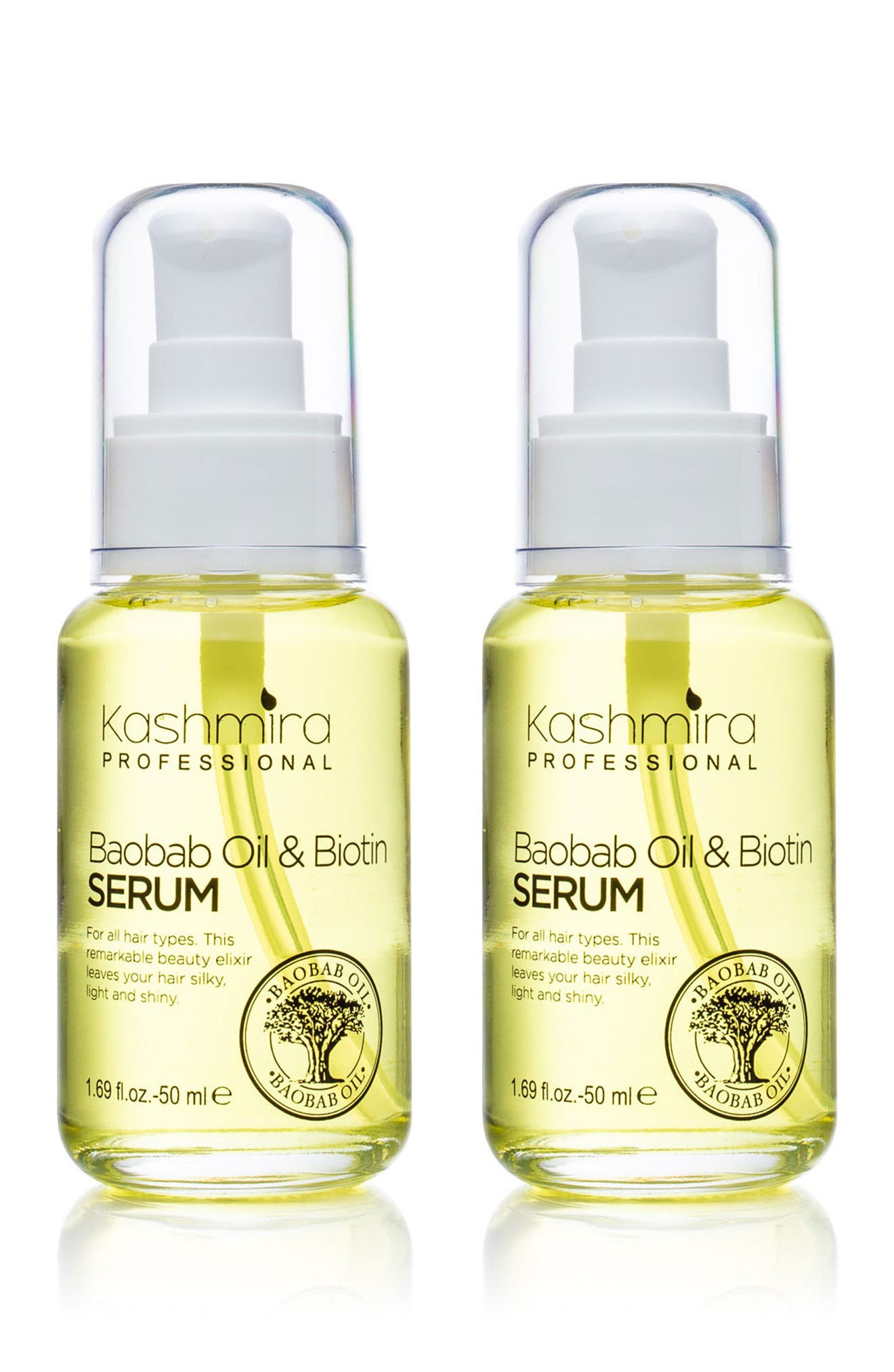 Kashmira Professional 1.69 Fl. Oz. Baoba Oil & Biotin Repairing Serum