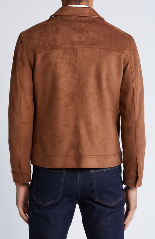 HART SCHAFFNER MARX HART SCHAFFNER MARX WESTWOOD WATER RESISTANT FAUX SUEDE JACKET