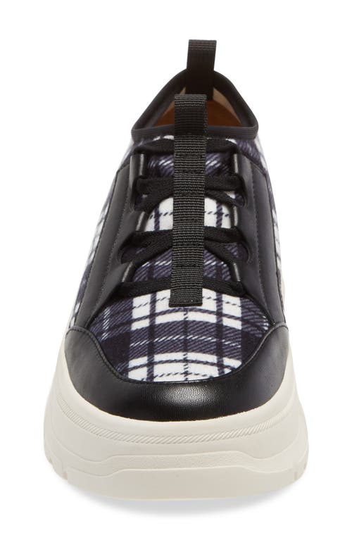 Shop Linea Paolo Rowen Sneaker In Black/blue Print Fabric