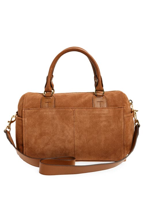Aimee Kestenberg Constellation Satchel Bag In Chestnut Suede