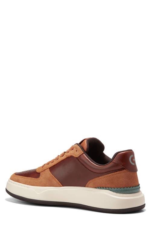 Shop Cole Haan Grandpro Crossover Sneaker In Acorn/trellis/ivory