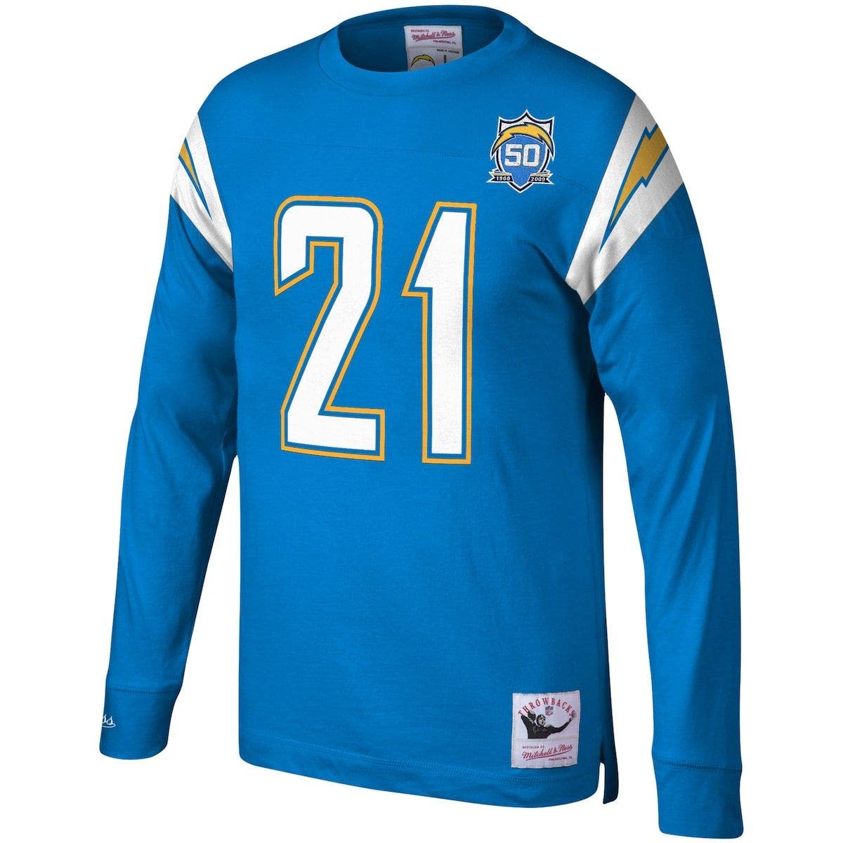 Framed LaDainian Tomlinson San Diego Chargers Autographed Mitchell & Ness  Powder Blue Authentic Jersey with HOF 2017 Inscription