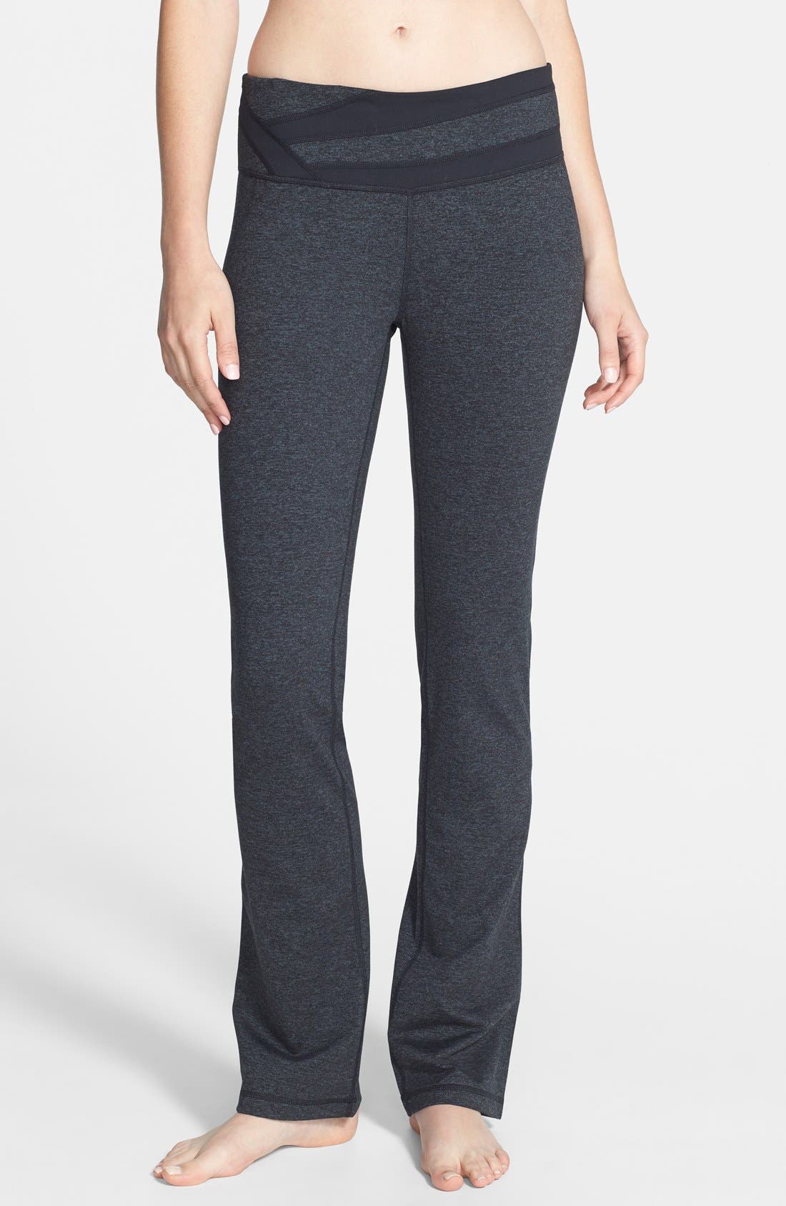 Zella 'Barely Flare Booty' Cross Dye Pants Nordstrom