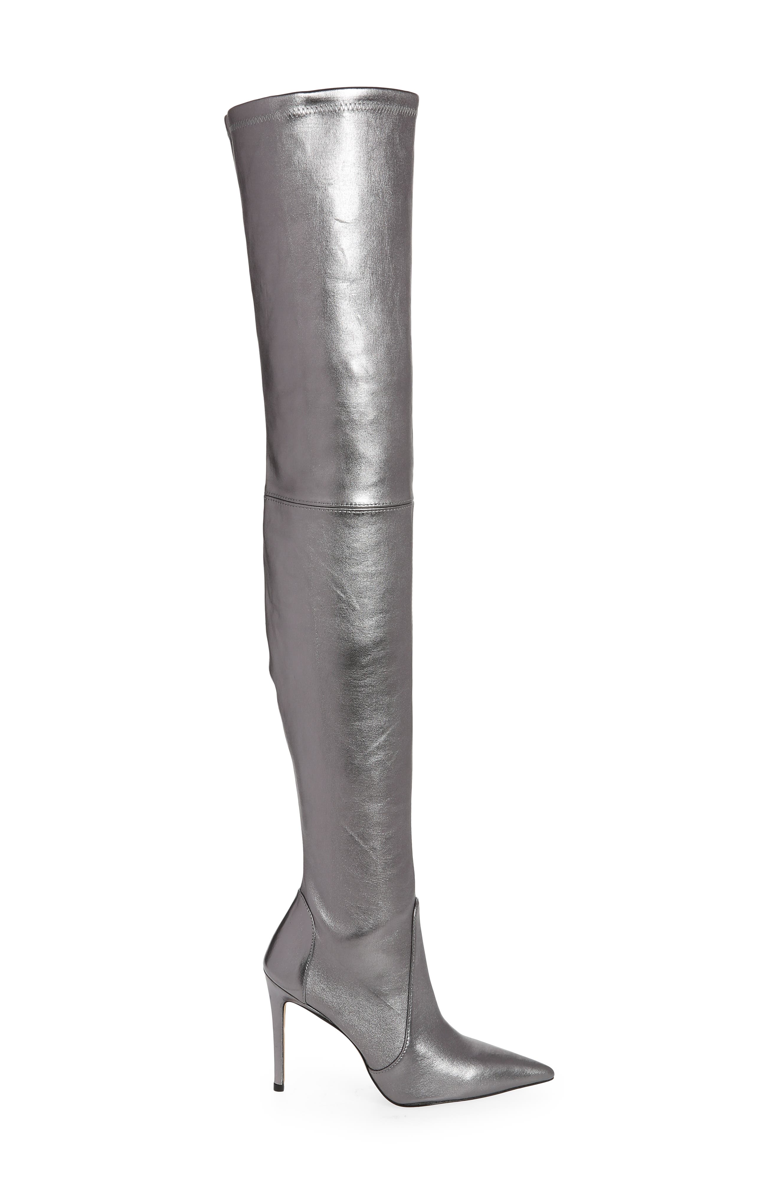 Stuart Weitzman Ultrastuart 100 Stretch Pointed Toe Over the Knee Boot