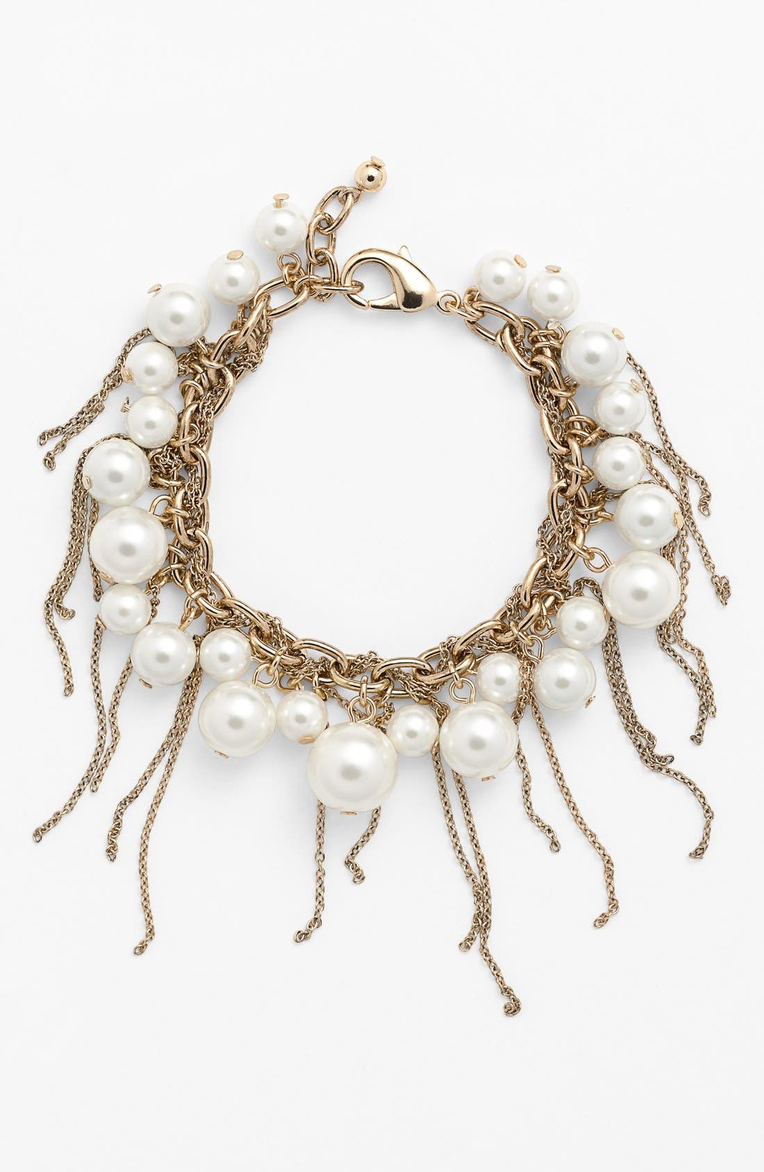 Nordstrom Fringed Faux Pearl Bracelet Nordstrom
