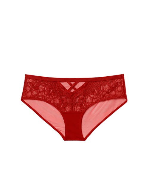Adore Me Diara Hipster Panties In Dark Red
