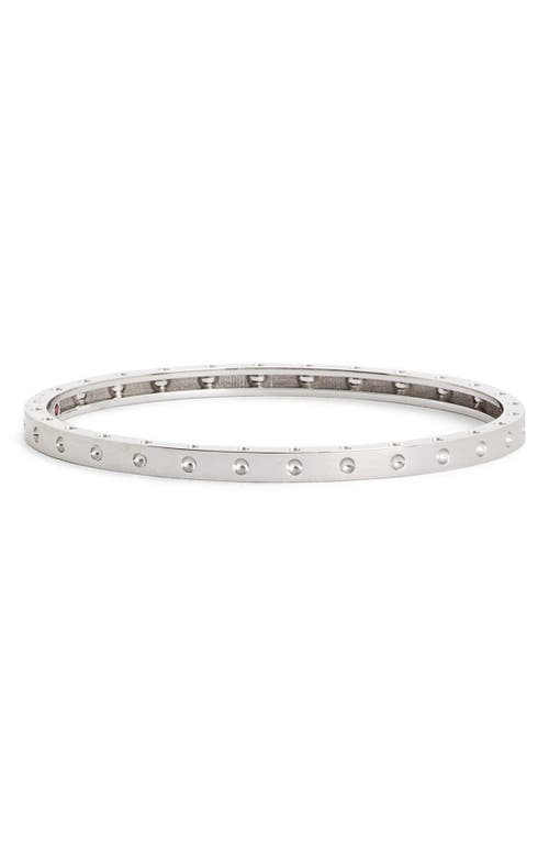 Roberto Coin 'Symphony - Pois Moi' Ruby Bangle in White Gold at Nordstrom, Size 7 In