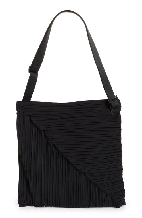 Pleats Please Issey Miyake Diagonal Pleats Bag in Black at Nordstrom