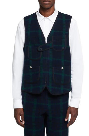 Woolrich John Rich Bros Wool Plaid Hunting Vest Hautelook