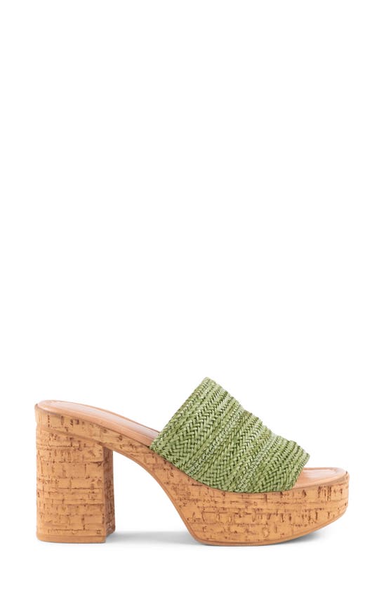 Shop Seychelles Applause Platform Sandal In Green