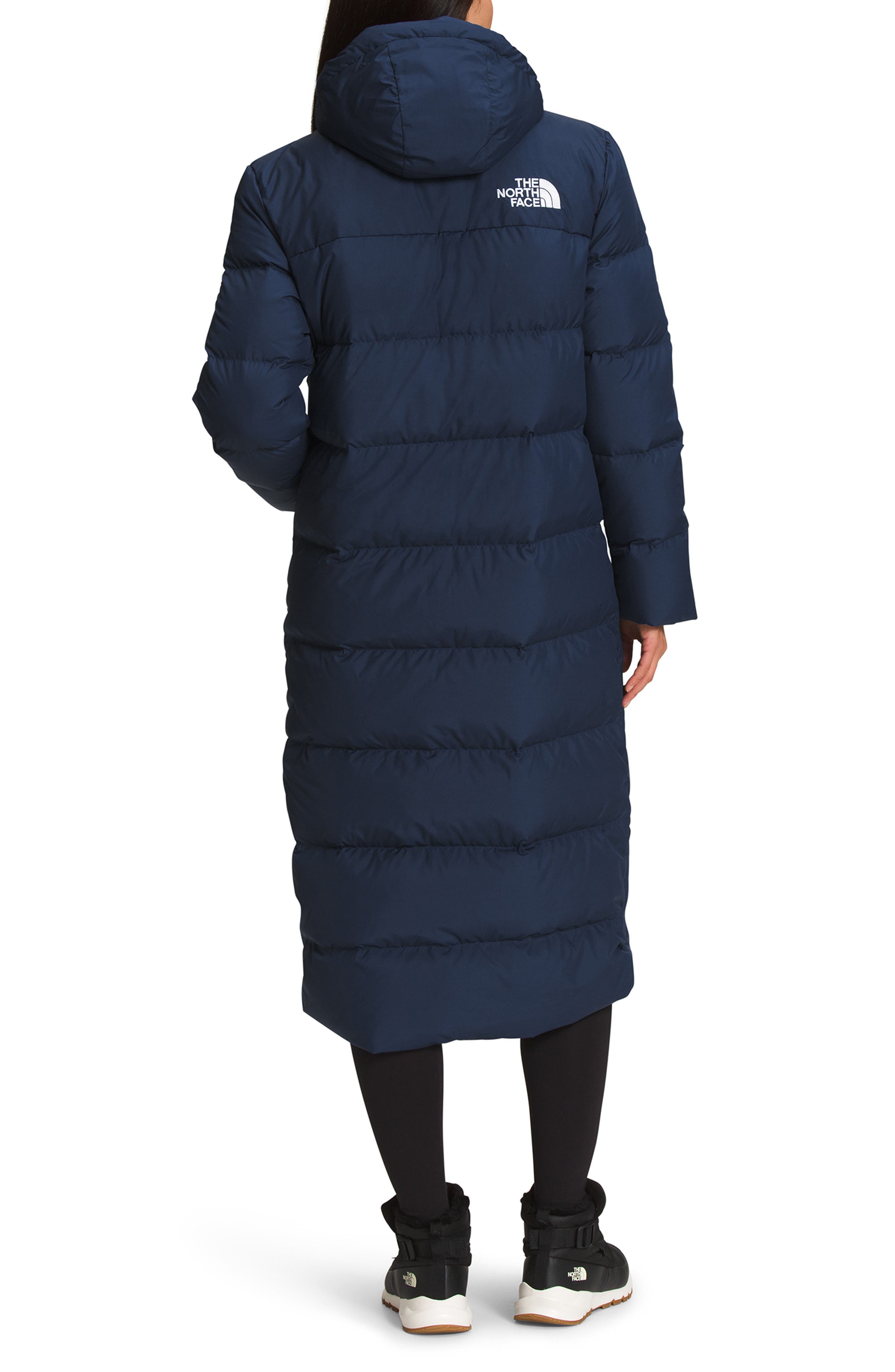 north face 550 long coat