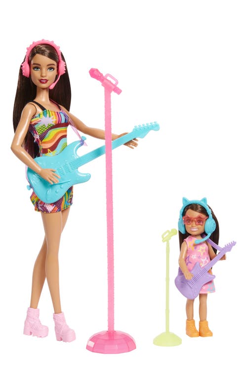 Mattel Barbie® & Chelsea® Pop Star Sisters Doll Playset in Multi