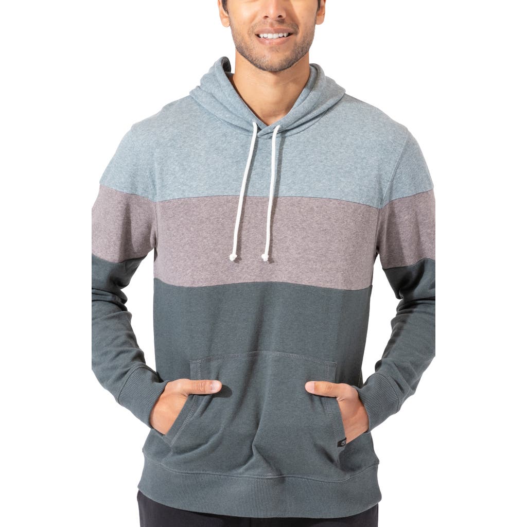 Threads 4 Thought Romero Colorblock Linen Blend Hoodie In Multi