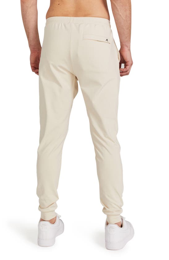 Shop Redvanly Donahue Water Resistant Joggers In Oat