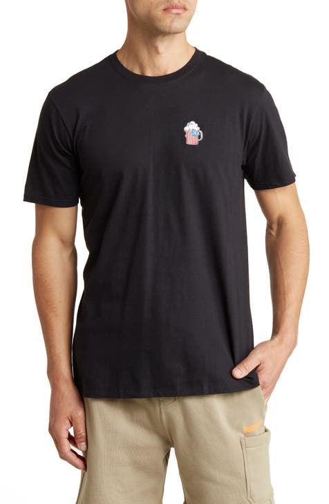 Red, White & Brew Embroidered Logo T-Shirt