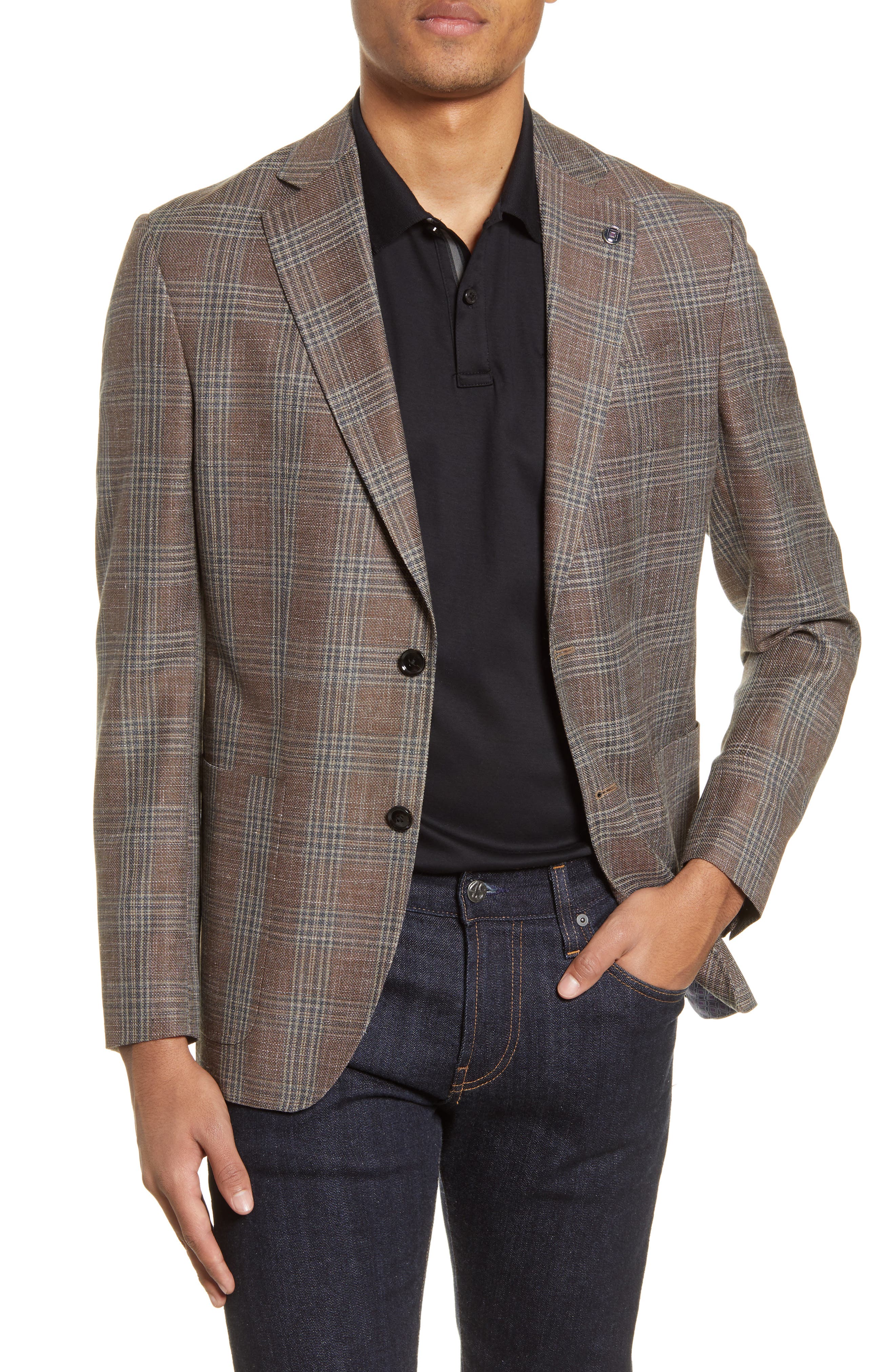 ted baker brown blazer