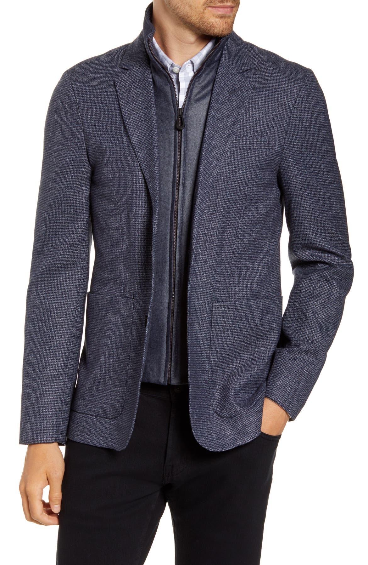 Ted Baker London Sport Coat with Removable Bib | Nordstrom