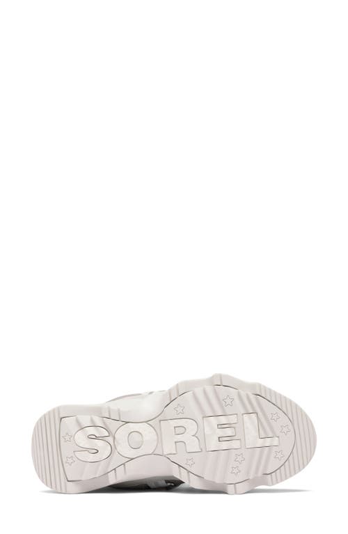 Sorel Kinetic Impact Nxt Mid Waterproof Boot In Chrome Grey/moonstone