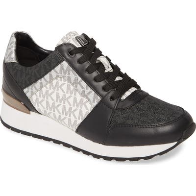 Michael Michael Kors Billie Perforated Sneaker, Black