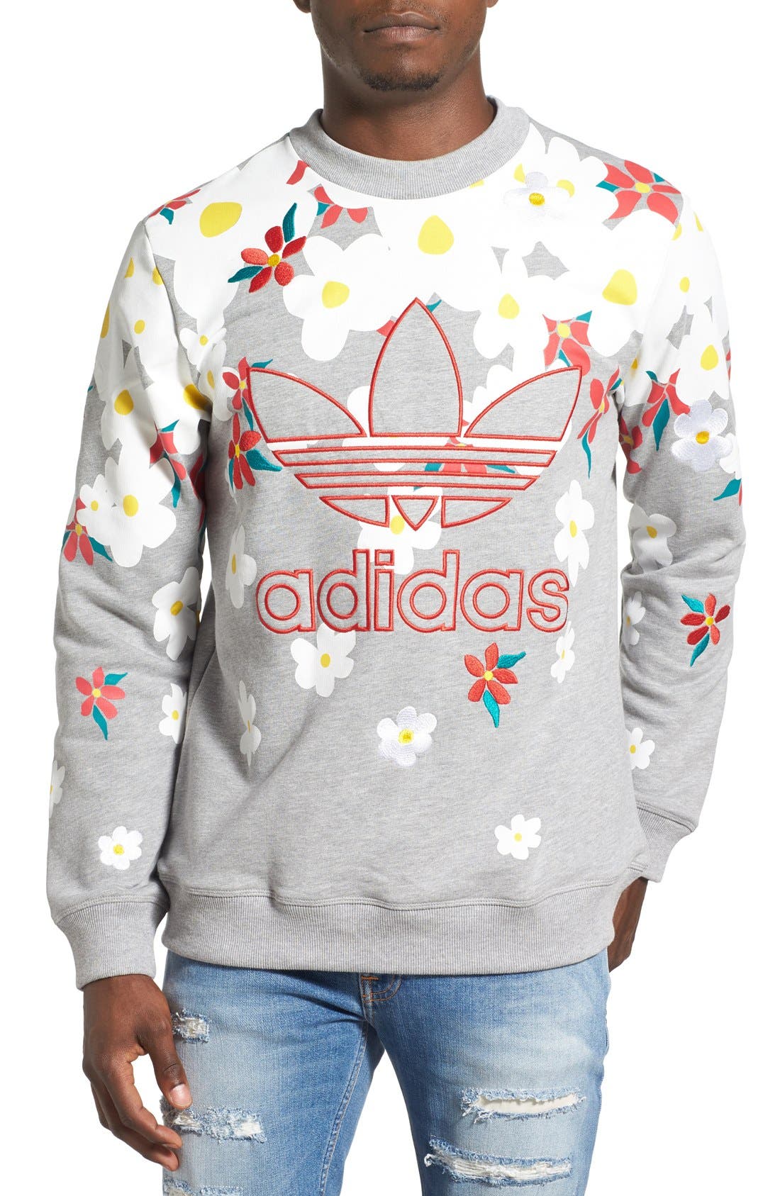 adidas flower sweatshirt