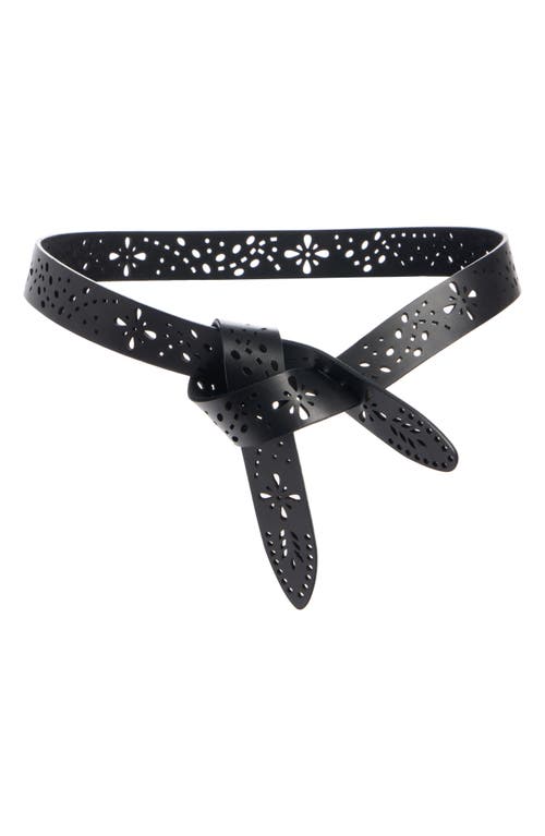 Isabel Marant Lecce Cutout Belt In Black