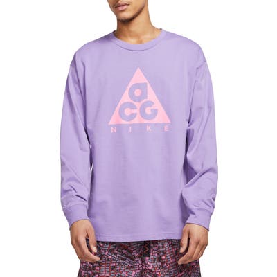Nike Nrg All Conditions Gear Logo T-Shirt, Purple