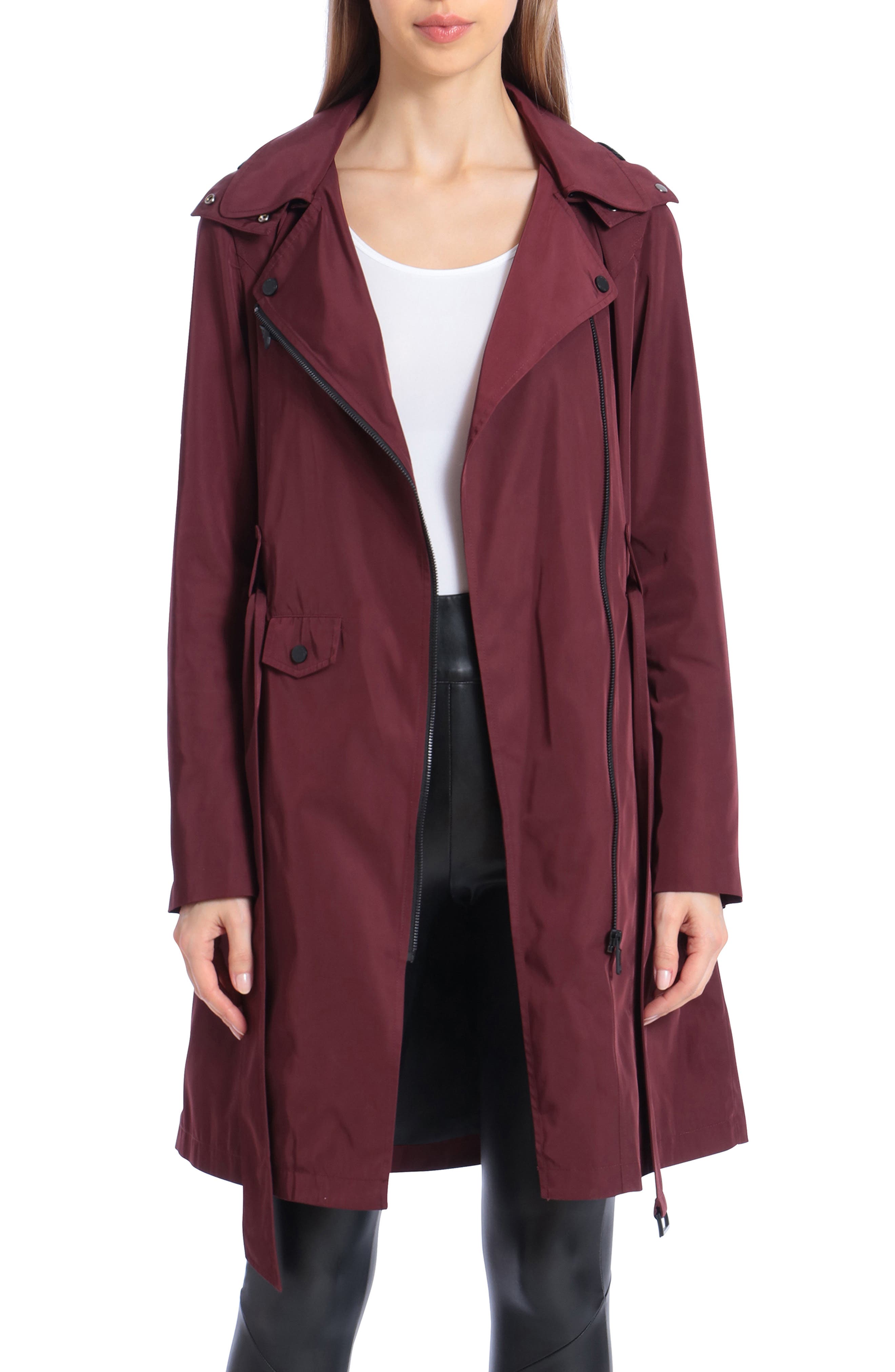 moto trench coat