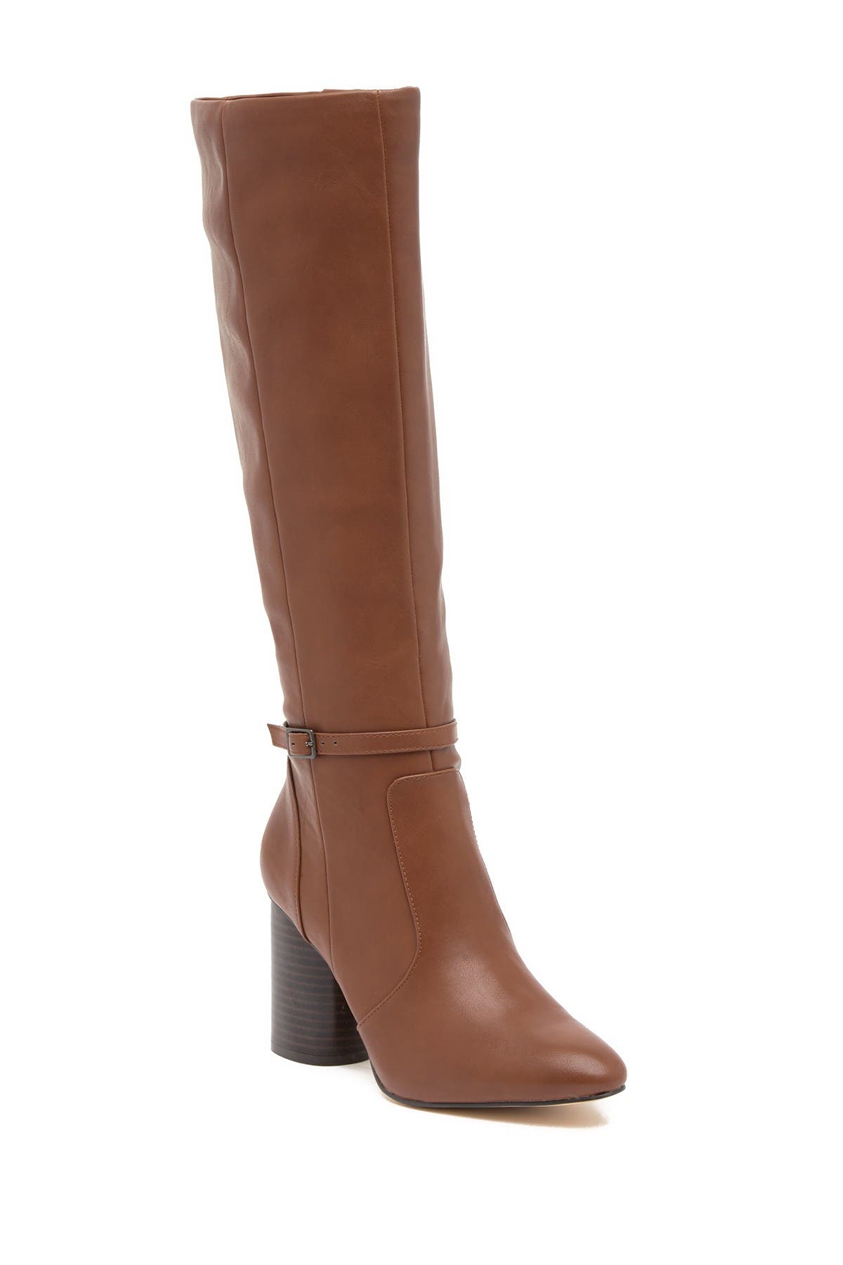 almond toe knee high boots