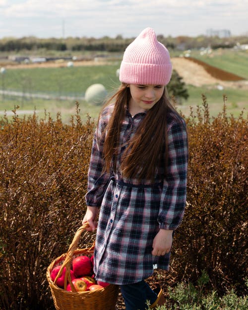 Shop Deux Par Deux Girl's Shirt Flannel Dress With Belt Plaid Navy And Pink In Plaid Outdoor