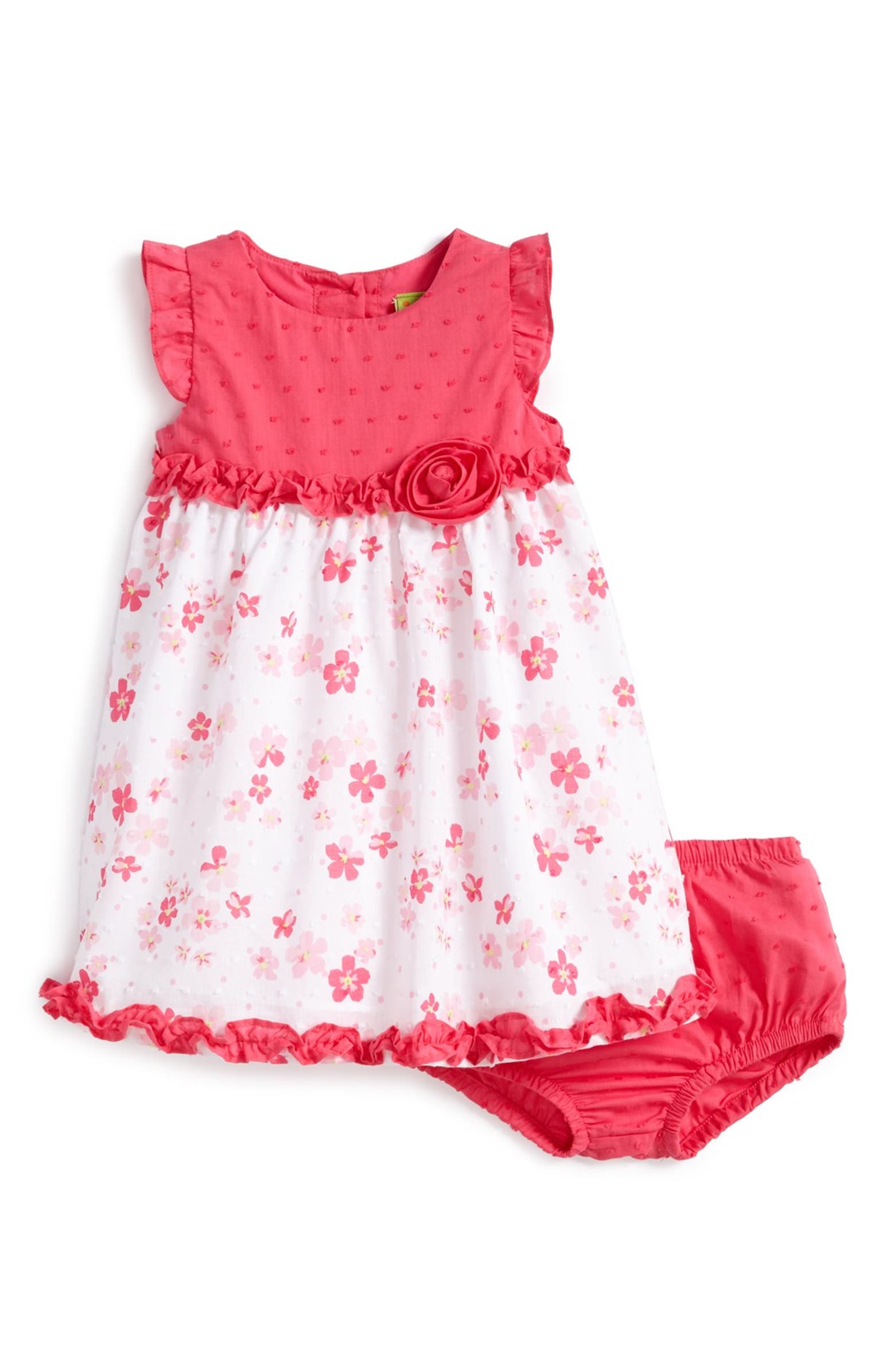 Penelope Mack 'Picnic Time' Sleeveless Dress & Bloomers (Baby Girls ...