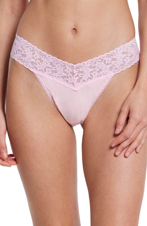 Shop Hanky Panky Original Rise Thong In Bliss Pink