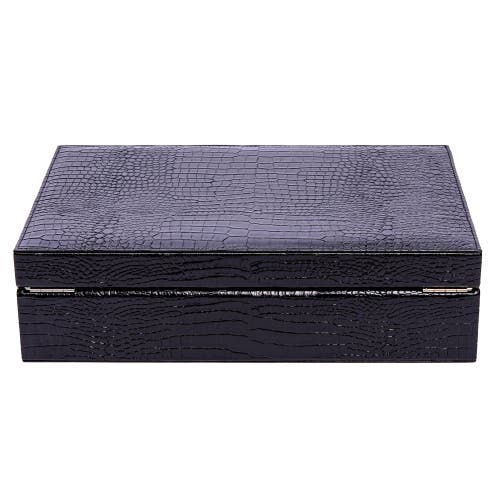 Shop Rapport London Brompton Ten Watch Box In Black