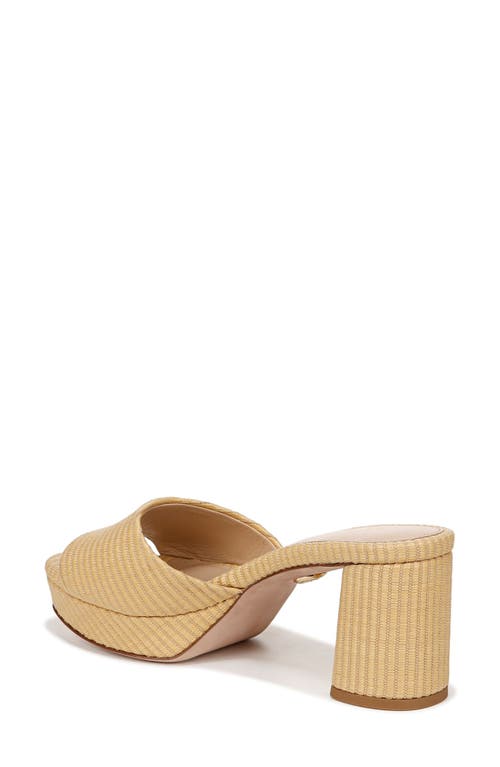 Shop Veronica Beard Dali Platform Slide Sandal In Green/natural