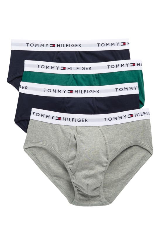 Tommy Hilfiger Assorted 4-pack Briefs In Hunter