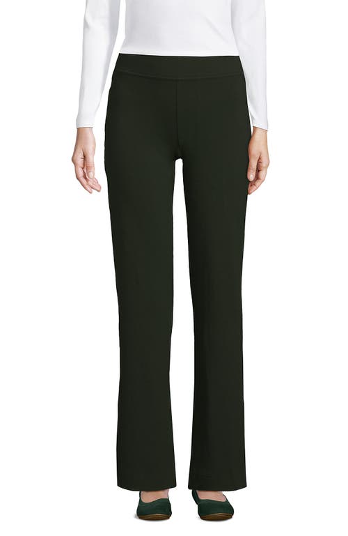 Shop Lands' End Starfish Mid Rise Straight Leg Pants In Fresh Evergreen