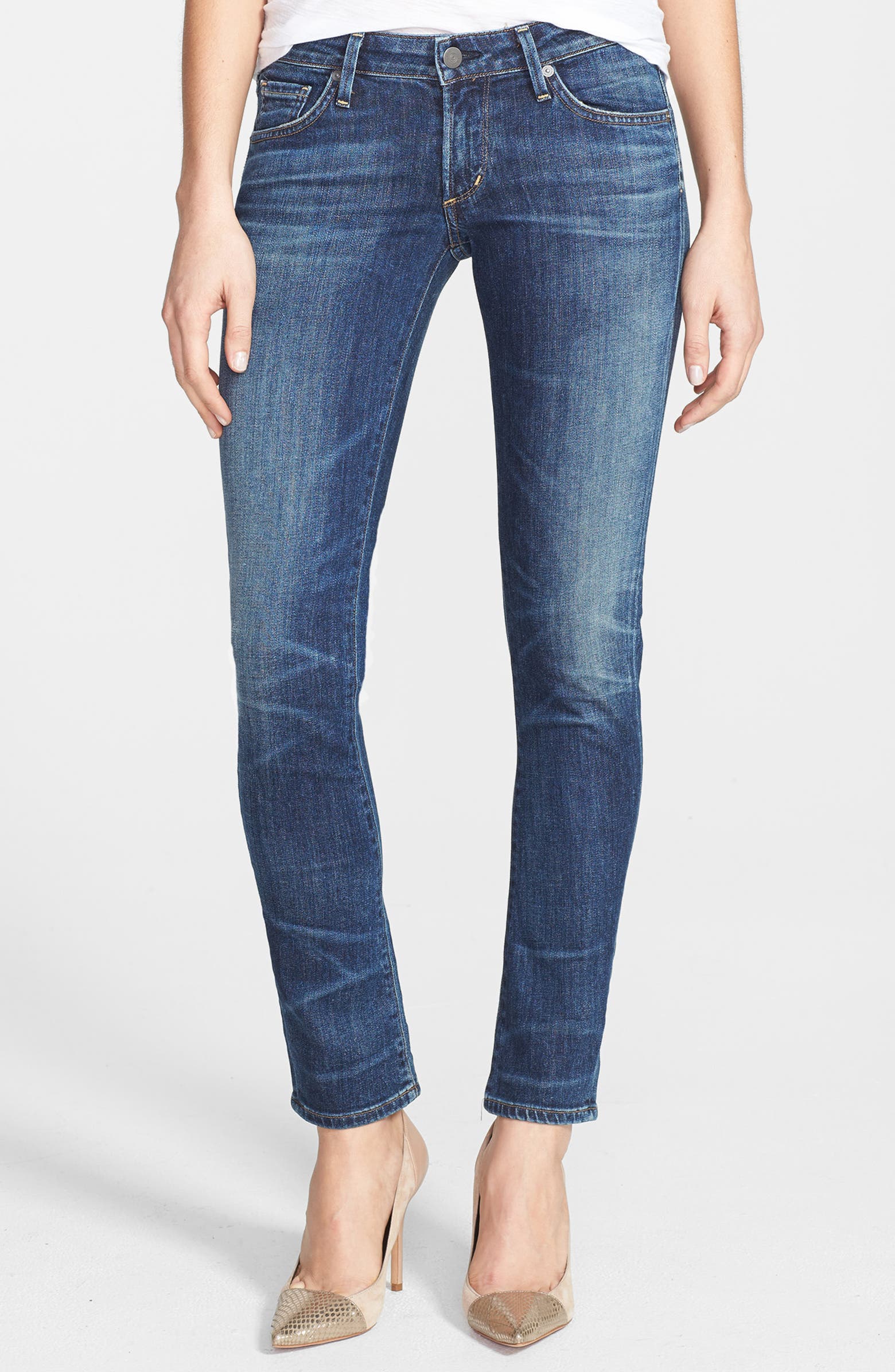 Citizens of Humanity 'Racer' Whiskered Skinny Jeans (Patina) | Nordstrom