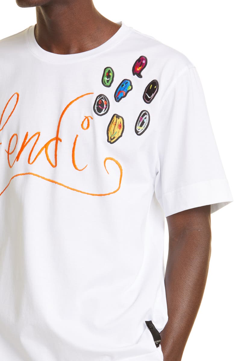 x Noel Fielding Script Embroidered T-Shirt x Noel Fielding Script Embroidered T-Shirt