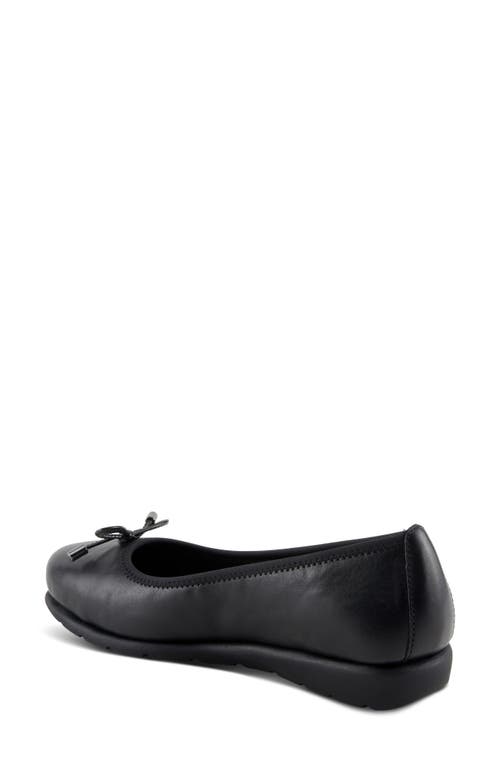 Spring Step Chesser Flat In Black