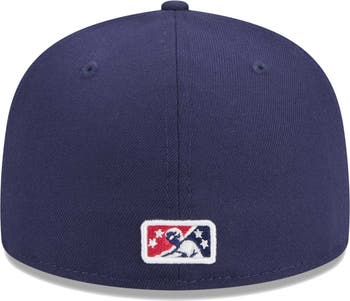 Men's New Era Red/Blue Pensacola Blue Wahoos Theme Night 59FIFTY Fitted Hat